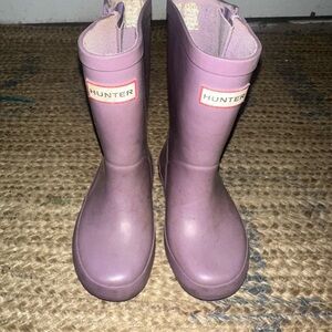 Hunter Lavender Waterproof Boots